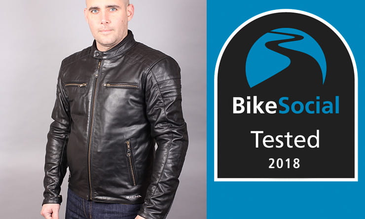 Richa Daytona leather bike jacket BikeSocial review